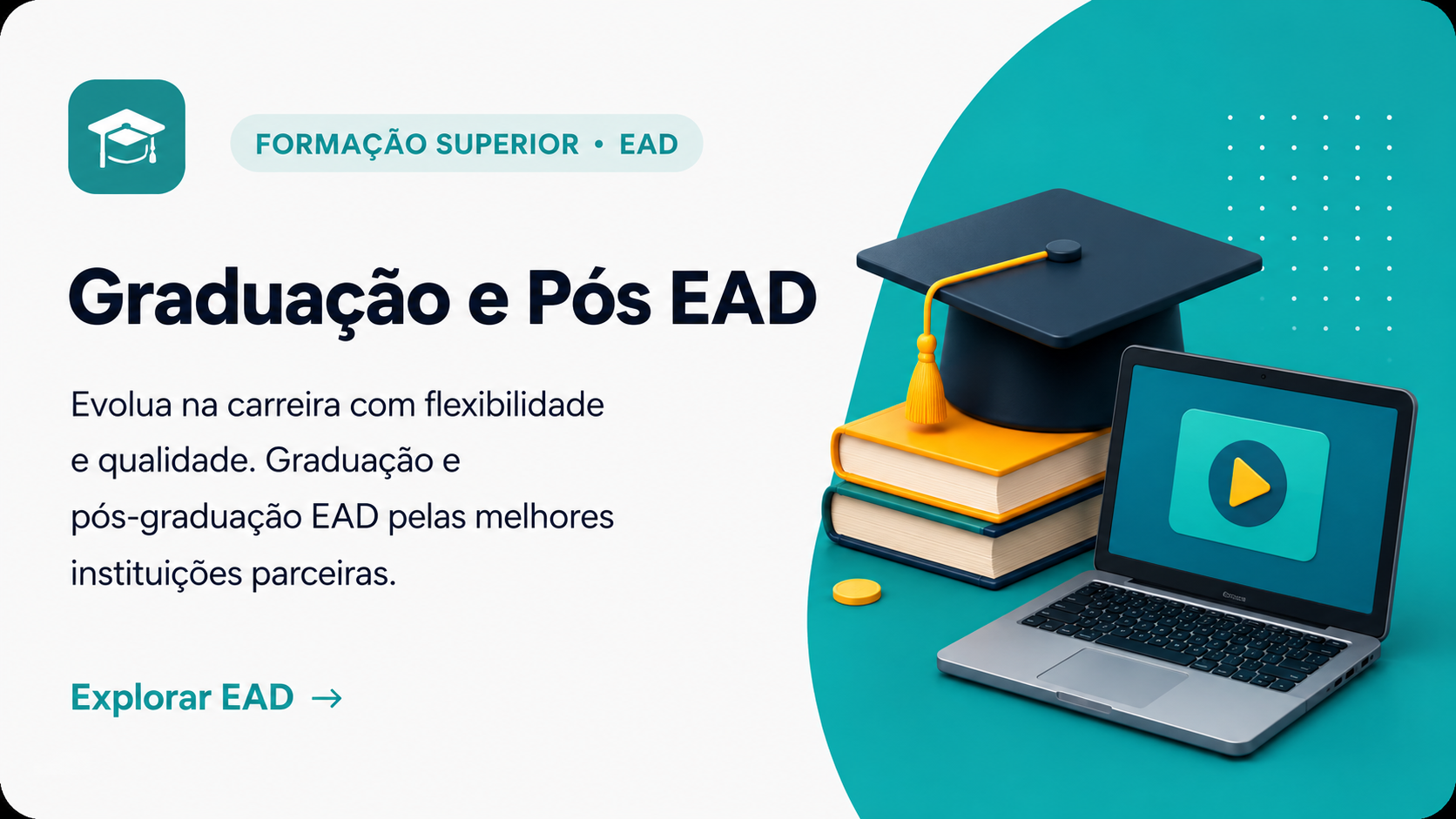 Graduação e Pós EAD — formação superior